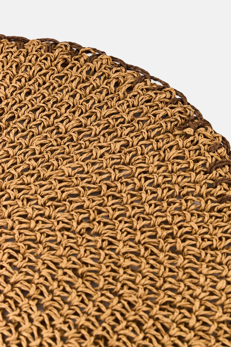 موي موتشو مفرش طاولة مطرز للمطبخ  سم، لون بيج