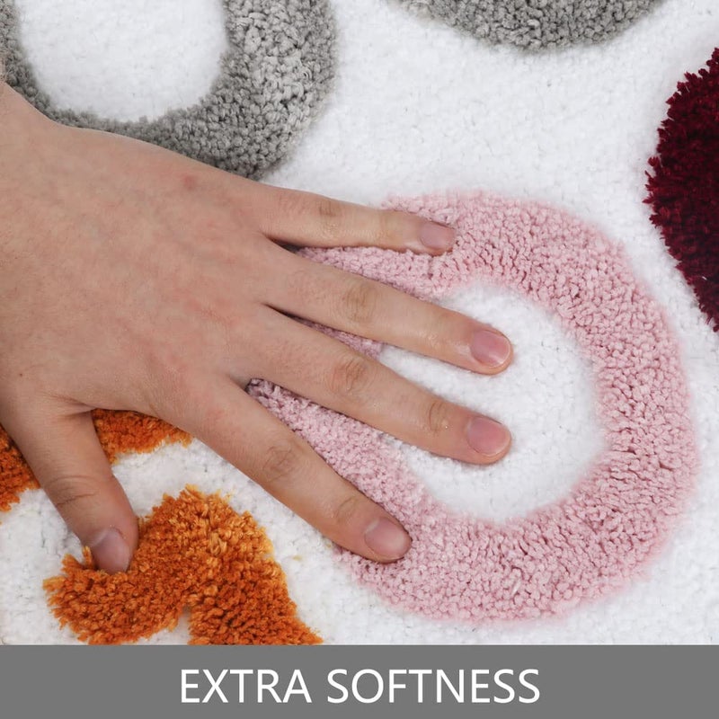 BOVEU Get Naked Bath Mat Bathroom Rugs Non Slip Absorbent Bath Rugs Funny Bathroom D?cor  Multicolor Bath Mat for Tub and Shower  Machine Washable  32"" x 20""  Black - Image 3