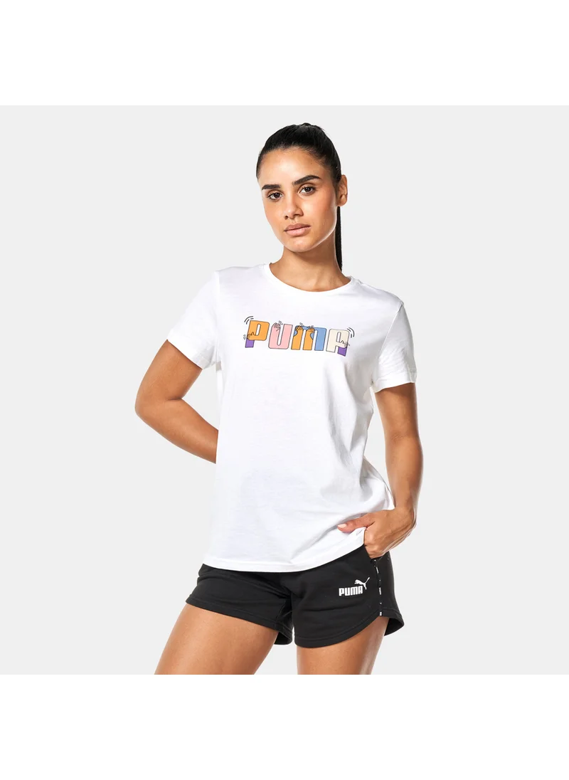 PUMA Women's ESS+ Graphic T-Shirt