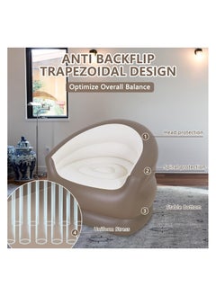FULL JOY Inflatable And Foldable Single Chair For Indoor Use, Camping And Outdoor Activities  - Image 3