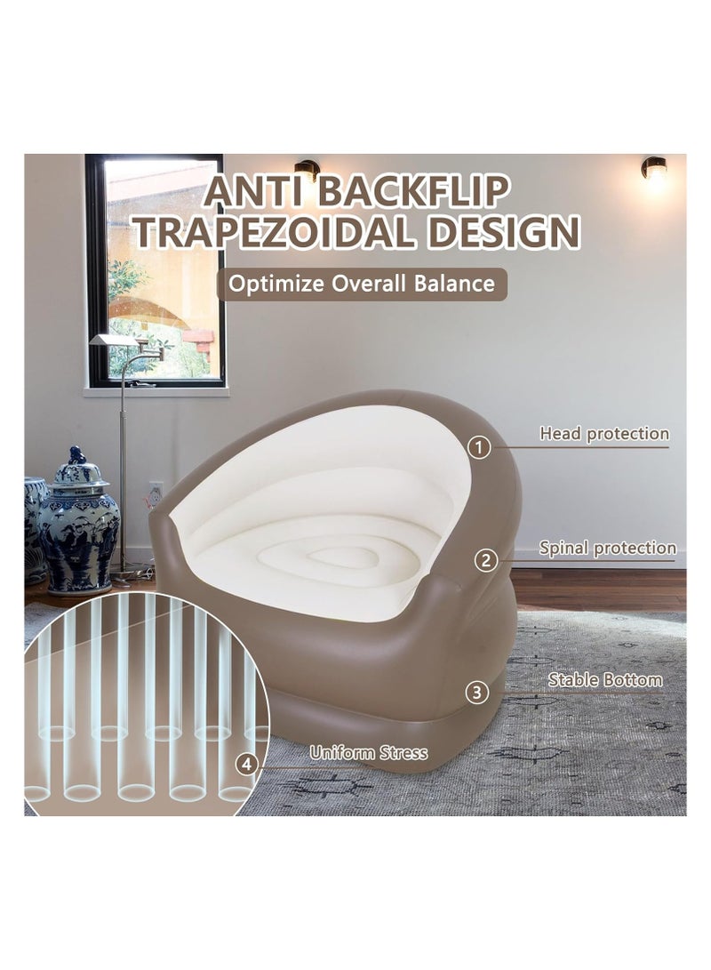 FULL JOY Inflatable And Foldable Single Chair For Indoor Use, Camping And Outdoor Activities - Image 3