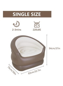 FULL JOY Inflatable And Foldable Single Chair For Indoor Use, Camping And Outdoor Activities  - Image 4