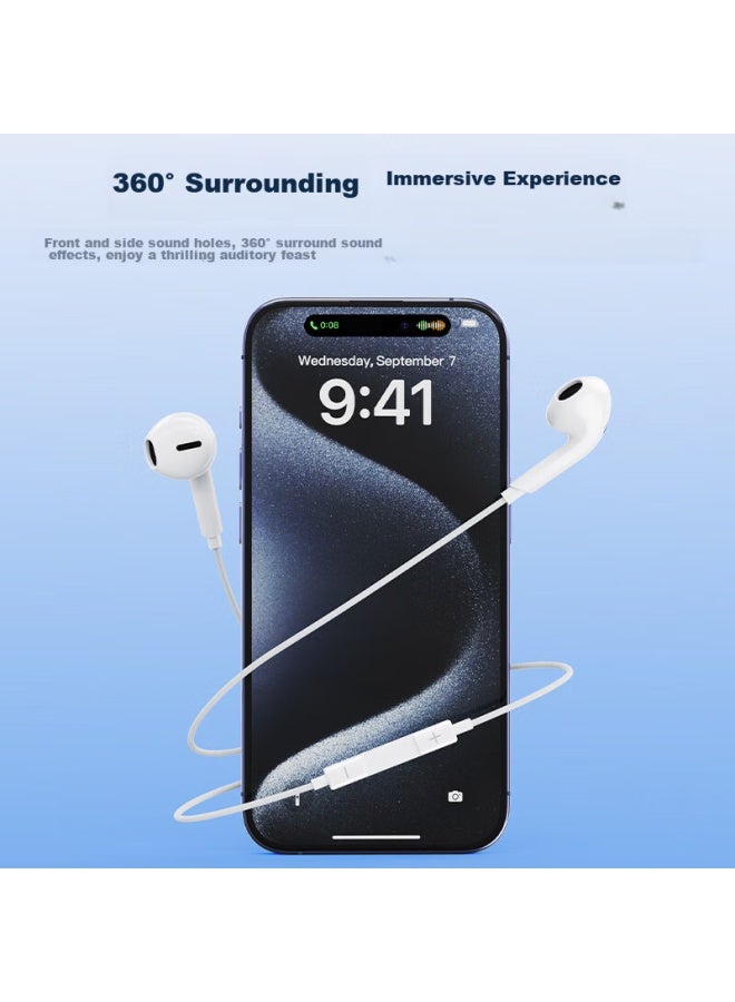 Kovol Wired Earphones Compatible With Apple 15/16, Iphone 15/16 Pro Max Plus, Mobile Phone Type-c Dedicated, Ipad Tablet Usb-c Interface - Image 3