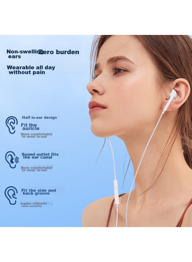 Kovol Wired Earphones Compatible With Apple 15/16, Iphone 15/16 Pro Max Plus, Mobile Phone Type-c Dedicated, Ipad Tablet Usb-c Interface - Image 4