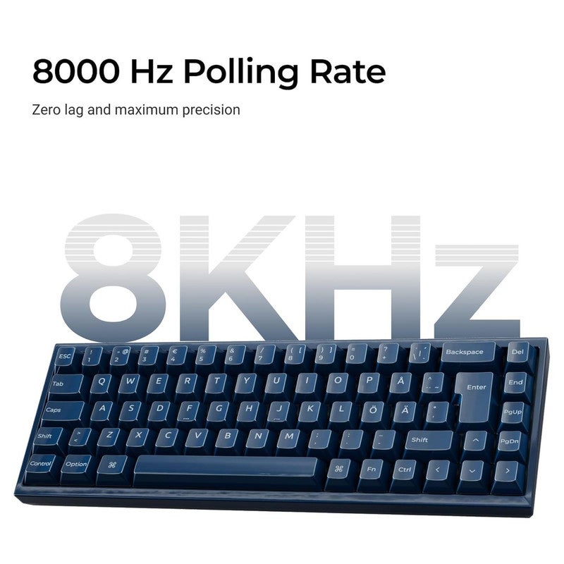 Keychron Q16 HE 8K Gaming Keyboard 65% Alice Layout, Ceramic Case, Lime Magnetic Switches, 8000Hz Polling Rate Rapid Trigger, Hot Swap Web Launcher - Q16HW-J1-AR - Image 5