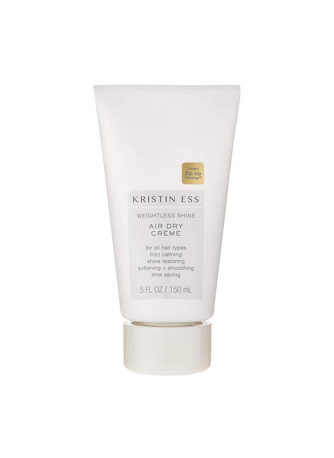 Kristin Ess - Hair Weightless Shine Air Dry Creme Adds Texture + Shine Calms Frizz Softens + Smooths Hair Vegan Color + Keratin Safe 5 Fl Oz - Image 1
