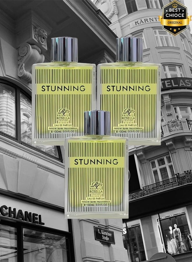 Rosella 3 Pieces Stunning Perfume For Unisex 100ml EDP - Image 1