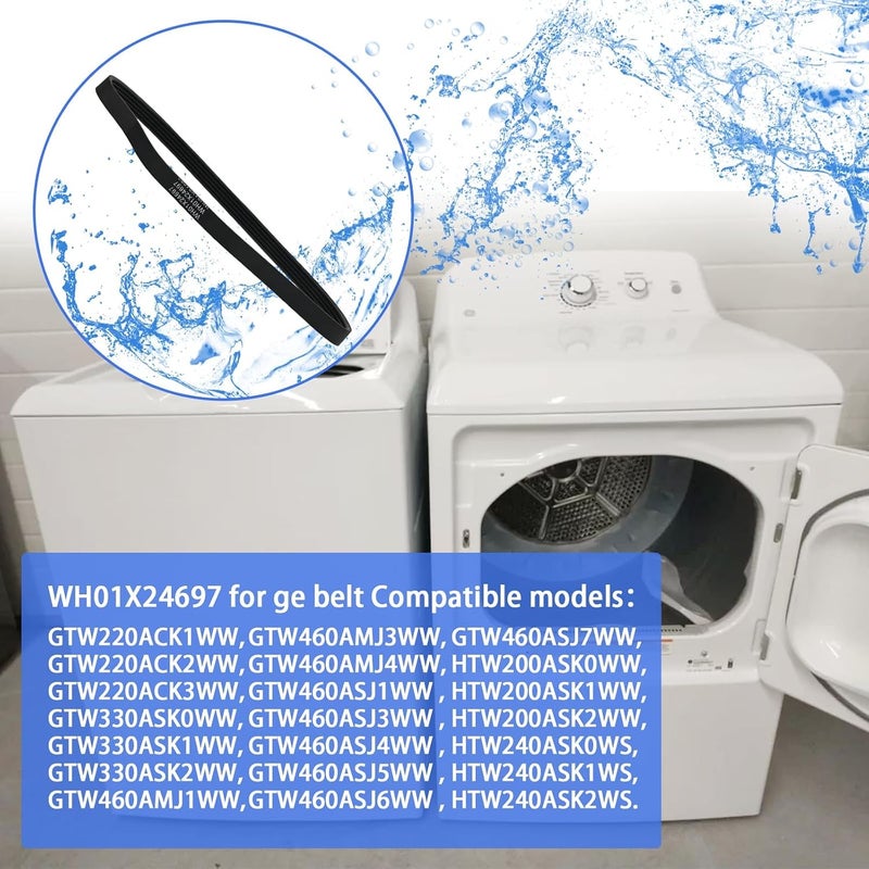 Delixike WH01X24697 4585709 Compatible with GE Washer Washing Machine Drive Belt AP6037512 PS11767488 - Image 5