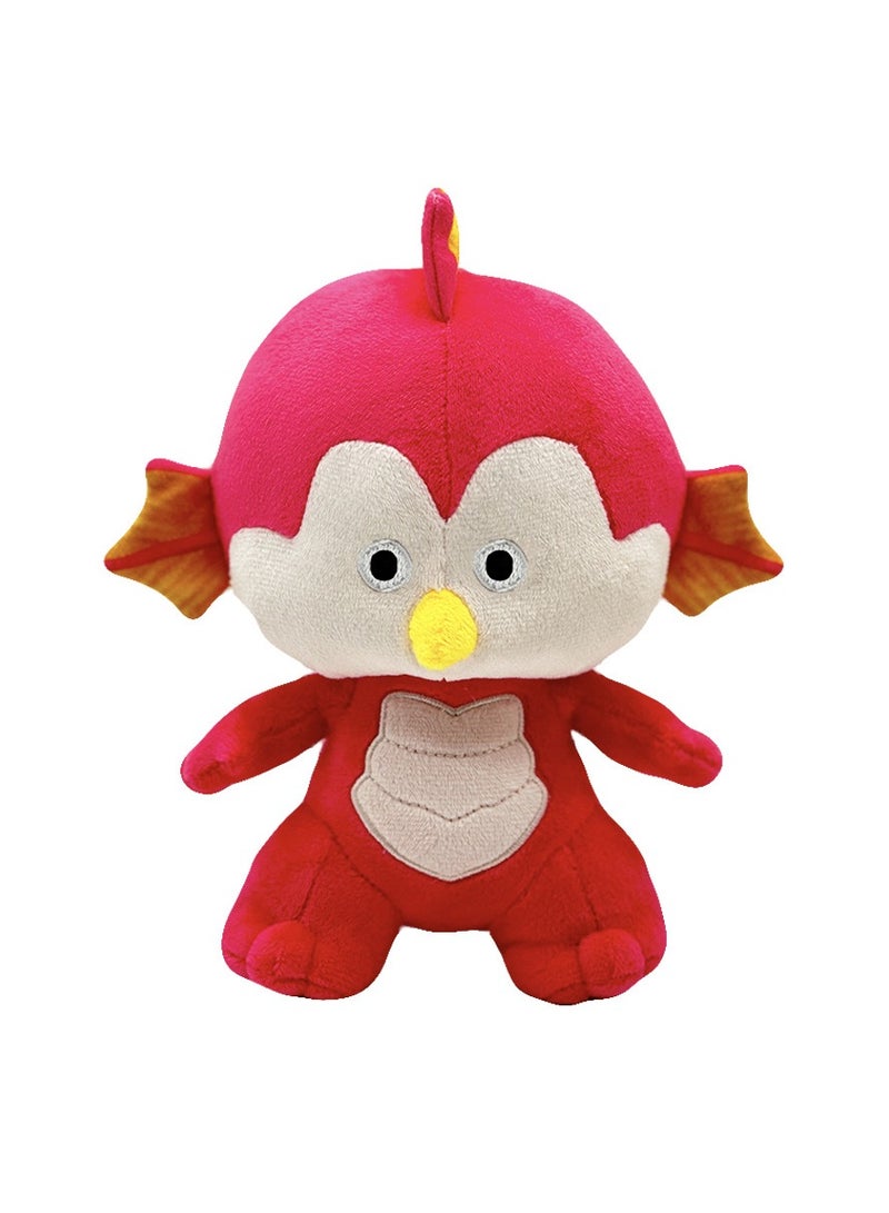 general New Ultraman Rising Ultraman movie peripheral plush doll doll pink dinosaur chicken plush toy suitable for fans and friends gifts, home decoration (22cm)  - Image 1