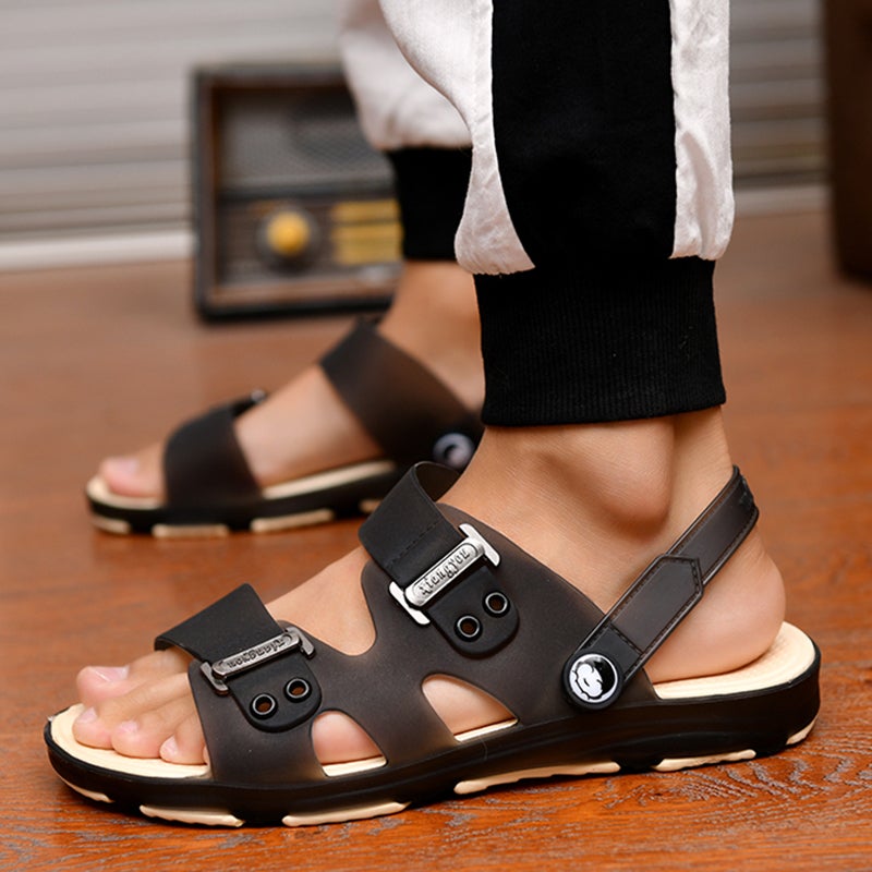 Slippers, Men''s Sandals, Flip-Flops, Men''s New Korean Style Trendy and Fashionable Bathroom Slippers for Both Inside and Outside Wear - Image 2