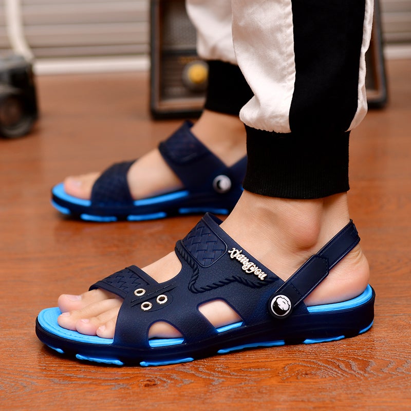 Slippers, Men''s Sandals, Flip-Flops, Men''s New Korean Style Trendy and Fashionable Bathroom Slippers for Both Inside and Outside Wear - Image 3