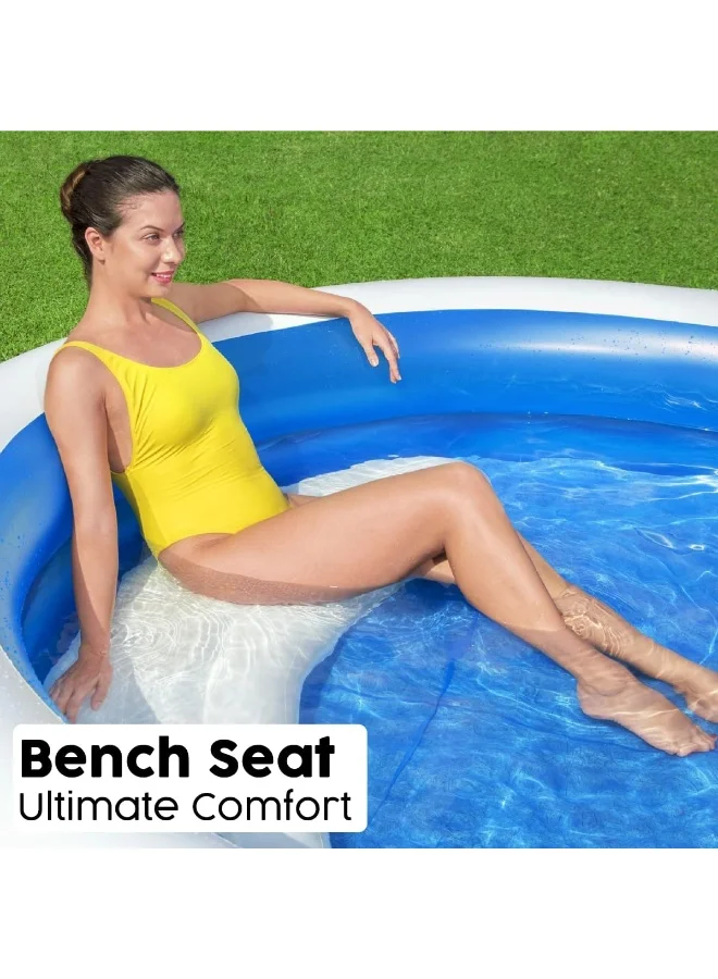 Bestway 7'11" X 7'11" X 55" Summer Days Family Pool