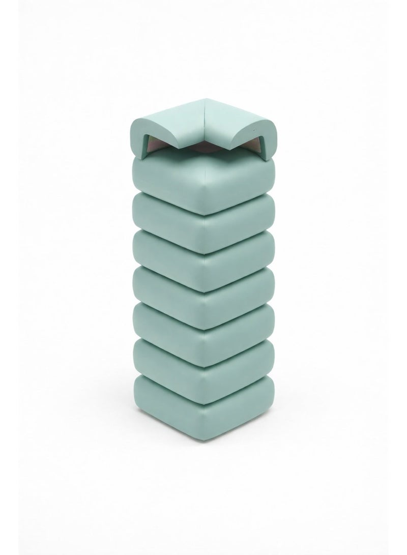 زوبا 8 قطع حماية الطفل فوم حامي ركن الزوايا المضادة للتصادم-لون عشوائي - Image 2