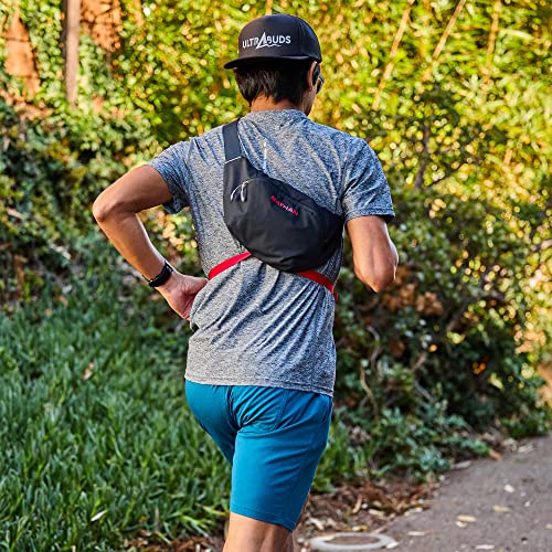 Nathan Limitless 2L Hydration Sling, Two Side Pockets & Small Zipper Stash Pocket for Essential Storage, Breathable & Moisture Wicking - Image 5