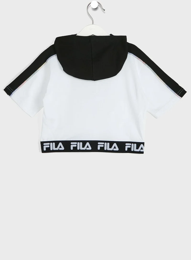 FILA Youth Cut & Sew Hooded T-Shirt