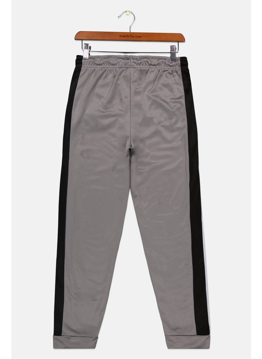 Body Glove - Kids Boy Brand Logo Drawstring Jogger Pant, Grey Combo - Image 1
