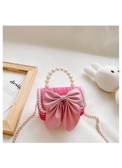 Kids Fashion Crossbody Bag with Chic Bow Rose Bow