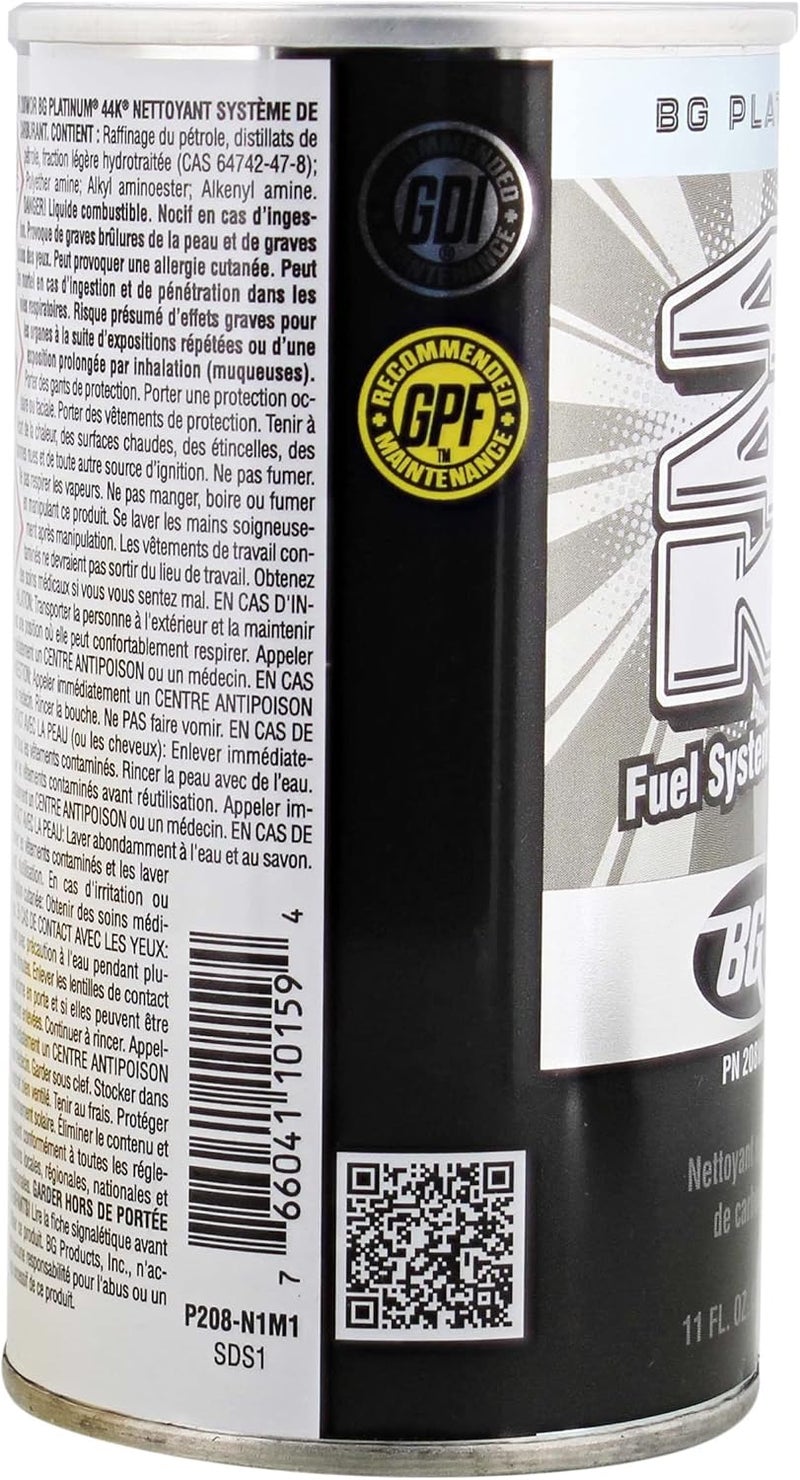 BG Products 44K Fuel System Cleaner - 3 Pack for Enhanced Engine Performance - Image 4