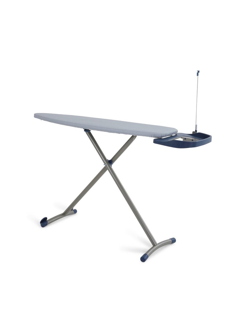 Pan Home - Fibbie Ironing Board with Cord Holder and Steam Iron Rest 159x46x93cm - Gold - Image 1