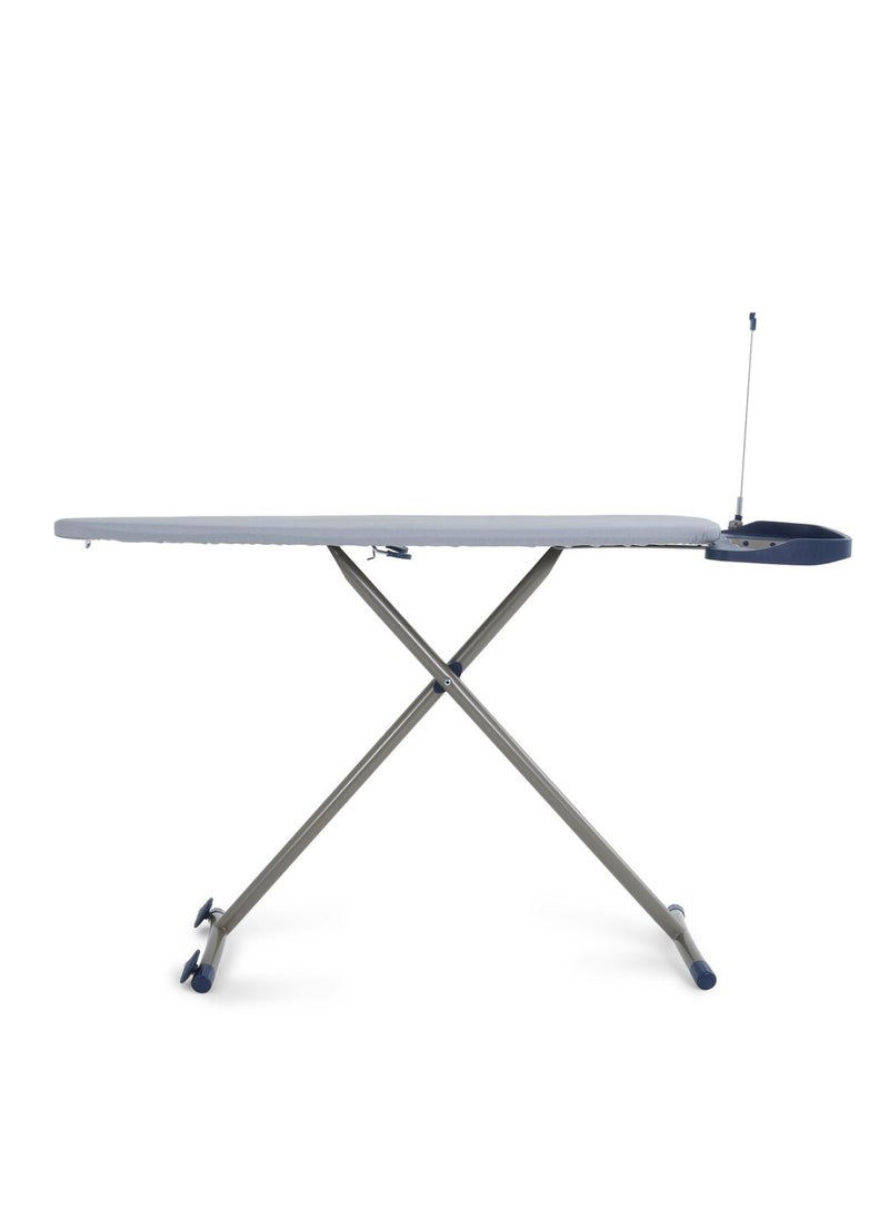 Pan Home - Fibbie Ironing Board with Cord Holder and Steam Iron Rest 159x46x93cm - Gold - Image 1