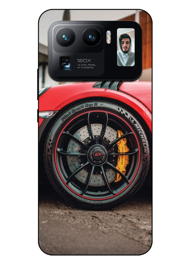 EYE CATCH Printed Protective Case Cover For Xiaomi Mi 11 Ultra -  Red Car Wheel