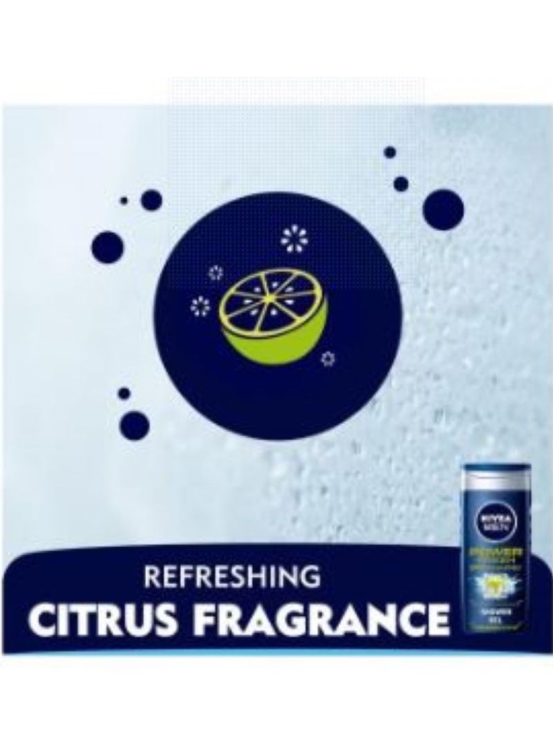 Nivea Men Shower Gel Citrus Power Fresh 500 ml - Image 4