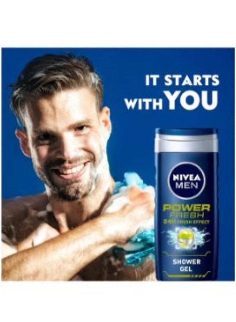 Nivea Men Shower Gel Citrus Power Fresh 500 ml - Image 3