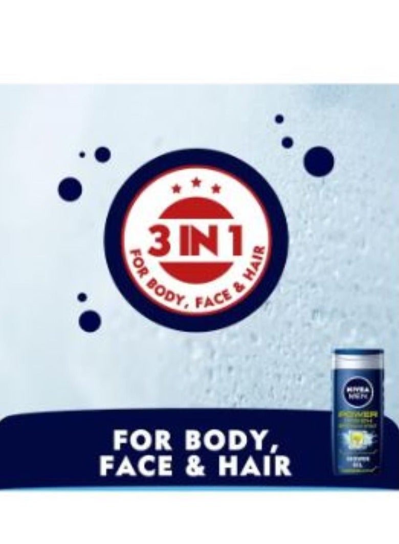 Nivea Men Shower Gel Citrus Power Fresh 500 ml - Image 5