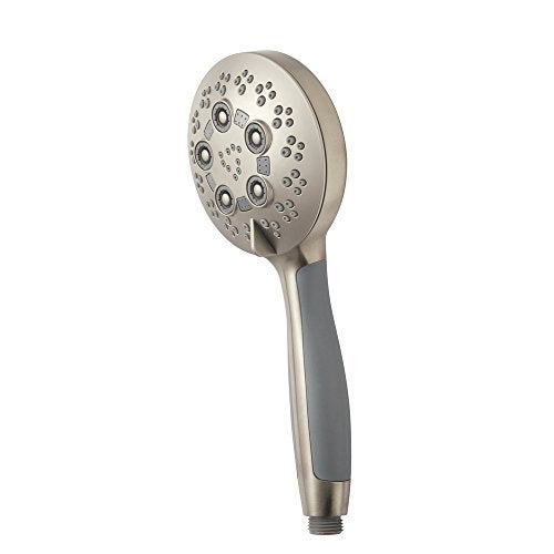 Speakman VS-1240-BN Rio Handheld Shower with 5 Sprays for Stylish Bathroom Décor, 2.5 GPM, Brushed Nickel - Image 1