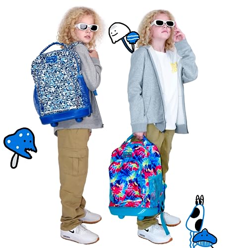 J World New York Sunny Rolling Backpack for Kids and Adults, Graffiti, 17 X 11.5X 5.5" (H X W X D)" - Image 5