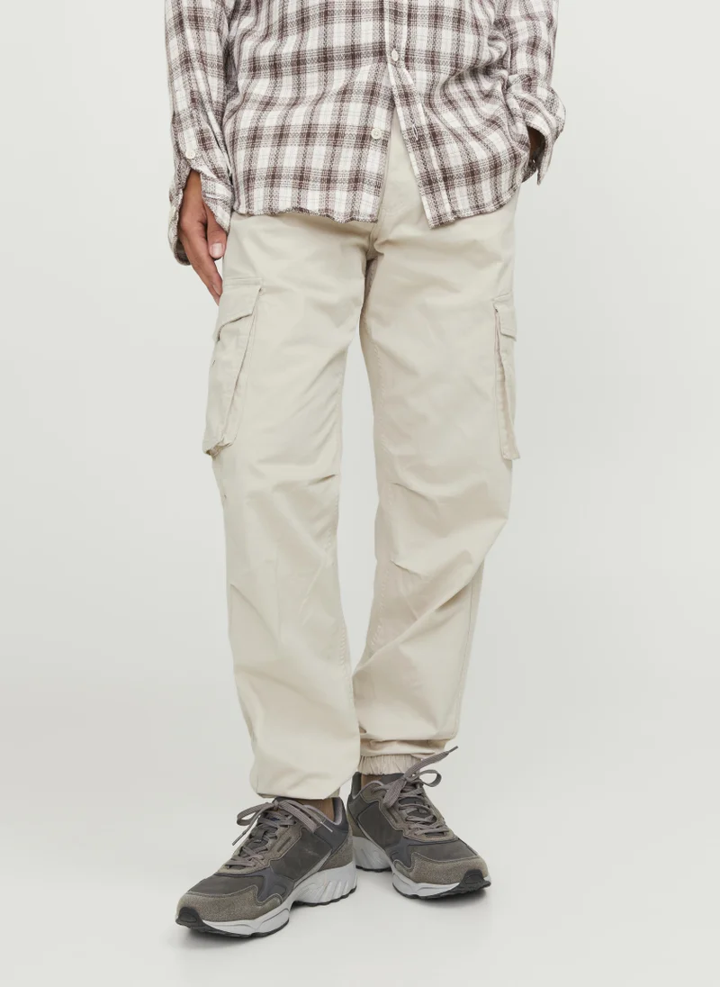 Casual Drawstring Cargo Pants