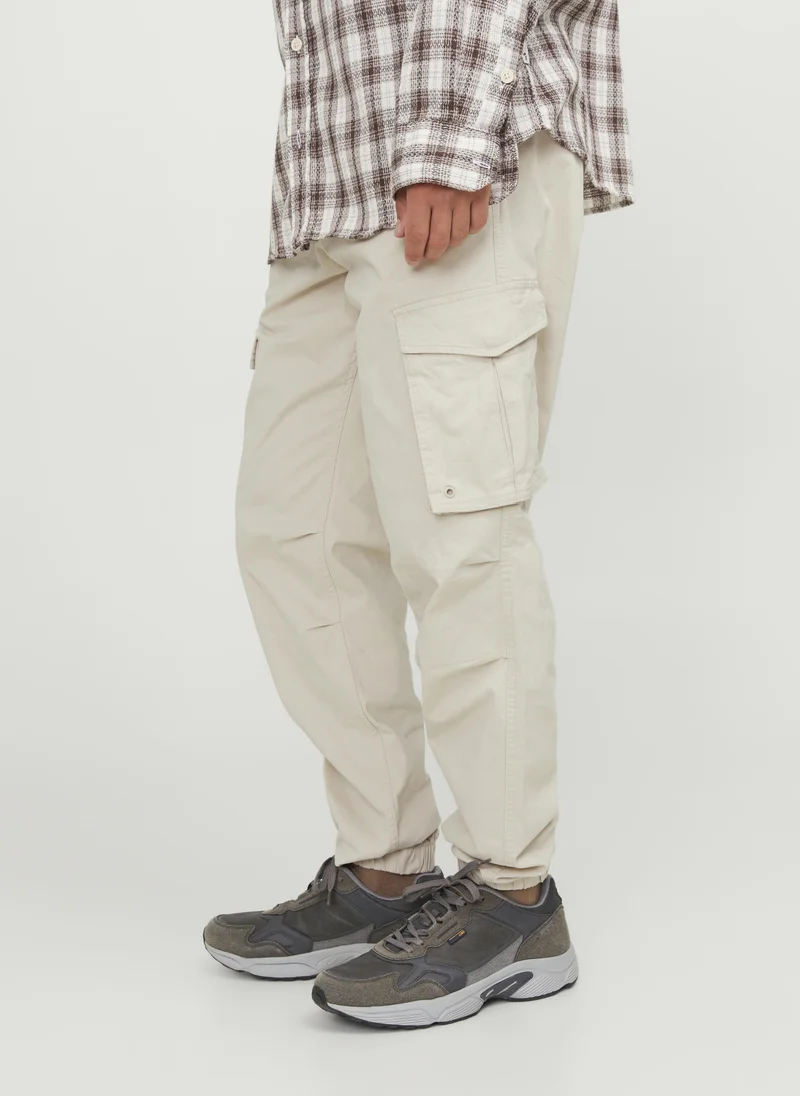 JACK & JONES  Casual Drawstring Cargo Pants for Men | Best Price UAE