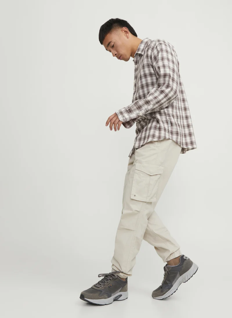 JACK & JONES  Casual Drawstring Cargo Pants for Men | Best Price UAE
