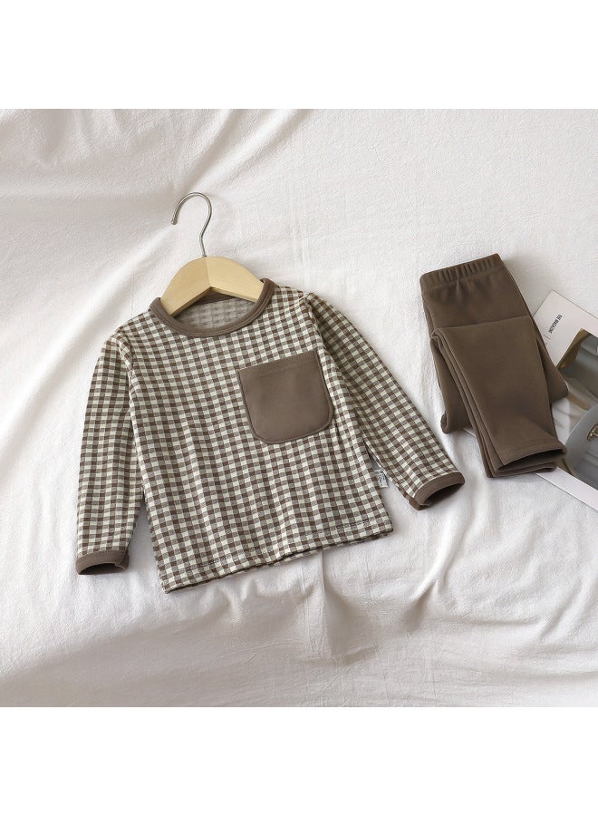 Children's Pajamas Set Autumn New  Boys Home Clothes Girls Autumn Clothes Autumn Pants Underwear Set Children's Clothes