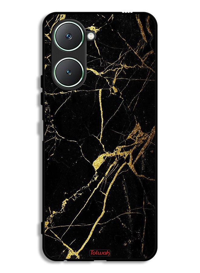 Tolwak Vivo Y18i 4G Protective Case Cover Crack Marble - Image 1