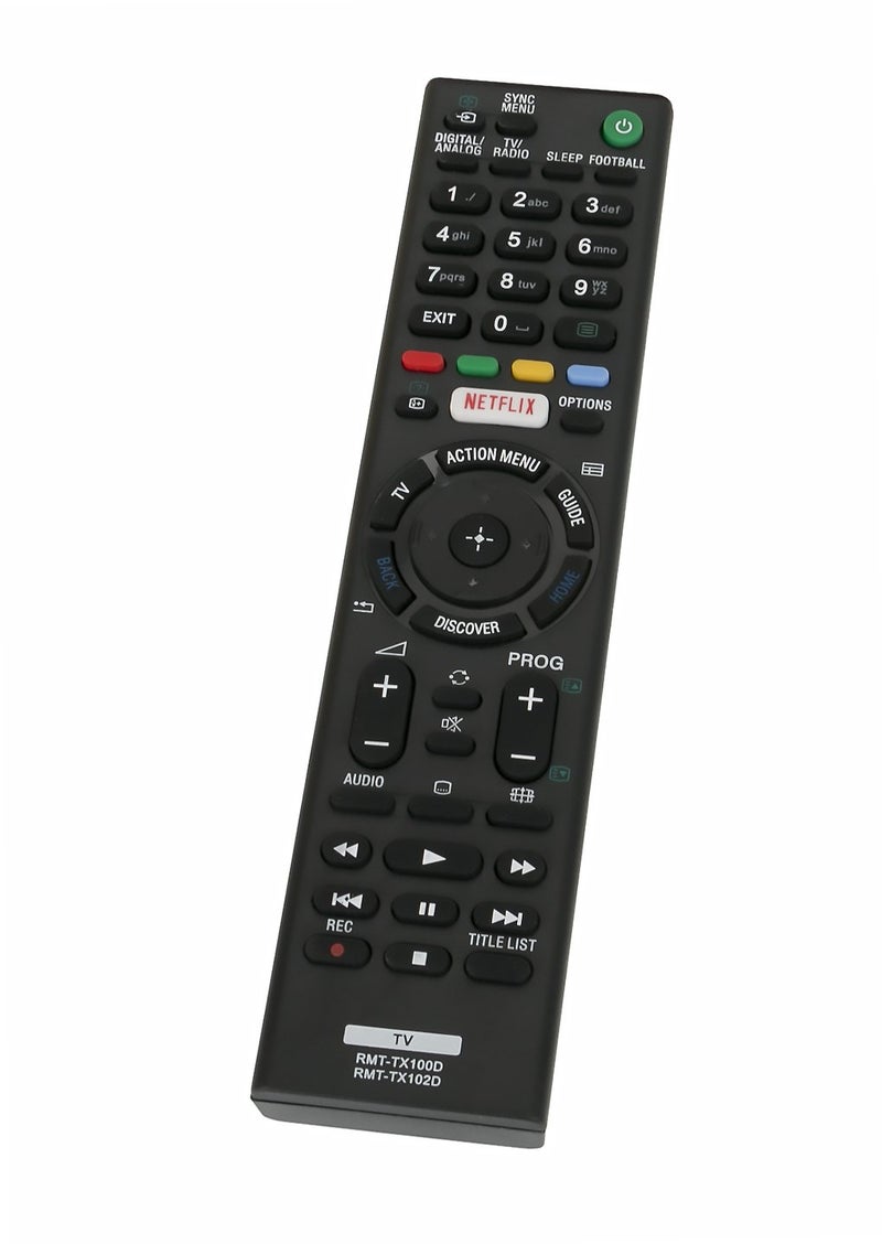 Allimity RMT-TX100D RMT-TX102D Remote Control fit for Sony Bravia LCD LED TV KD-75X8500C KD-75X9100C KD-75X9400C KDL-43W800C KDL-43W950C KDL-43W950D KDL-50W800C KDL-50W950C KDL-50W950D KDL-55W800C - Image 2