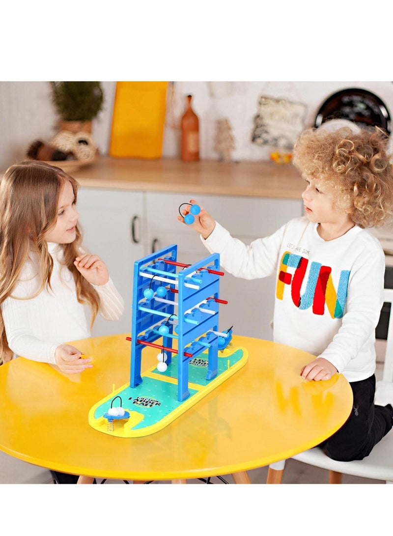 Sharpdo Kid Ladder Ball Game Set Creative Ladder Toss Game Development Toy Toss Game Set Bouncing Ball for Tabletop Toss Game Set for Kids - Image 3