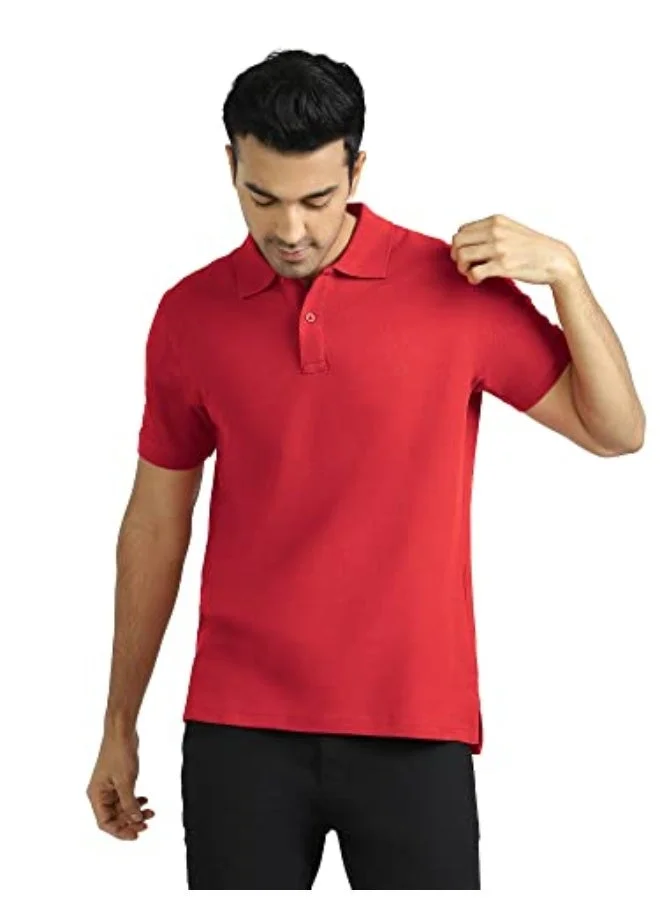 XYXX XYXX Men's Nova 100% Combed Cotton Regular Fit Polo T-Shirt