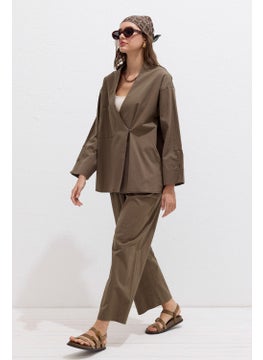 Manuka Cotton Premium Kimono Brown  - Image 3
