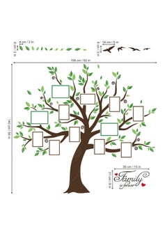 decalmile decalmile Large Family Tree Wall Decals DIY Photo Frame Tree Wall Stickers Bedroom Living Room Sofa TV Background Wall Decor  - Image 4