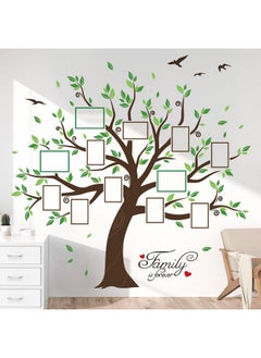 decalmile decalmile Large Family Tree Wall Decals DIY Photo Frame Tree Wall Stickers Bedroom Living Room Sofa TV Background Wall Decor  - Image 1