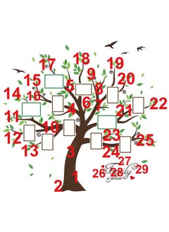 decalmile decalmile Large Family Tree Wall Decals DIY Photo Frame Tree Wall Stickers Bedroom Living Room Sofa TV Background Wall Decor  - Image 5