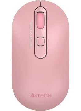 A4TECH FG20 Nano Receiver Wireless Optical 2000DPI Energy Saving Compact Mouse - Pink  - Image 1