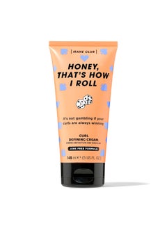 MANE CLUB MANE CLUB Honey Thats How I Roll Curl Defining Cream cruelty free vegan no sulfates or parabens 5 Oz 