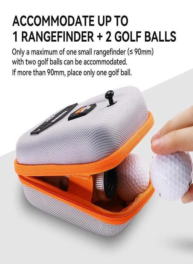 MiLESEEY Golf Rangefinder Hard Shell Case - Compatible with Bushnell, Callaway & Tectectec - Universal Range Finder Carry Case Box - EVA Bag with Carabiner Belt Clip for Most Rangefinders (Silver) - Image 2