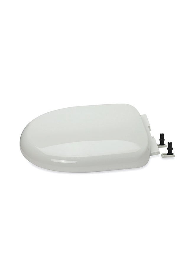 Bold Adjustable Toilet Seat With Soft Close Lid With Fixing And Quick Release Hinge White  - Image 2