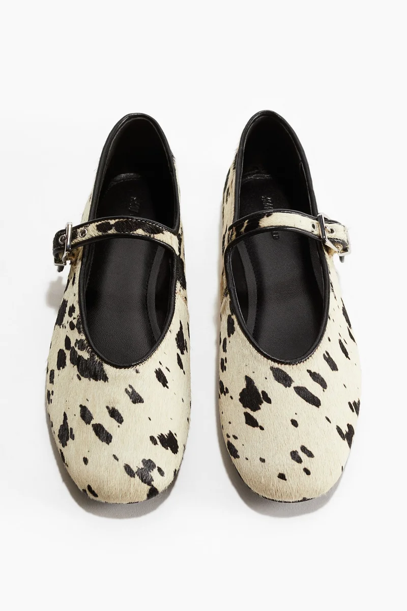 H&M Leather Mary Jane ballet flats