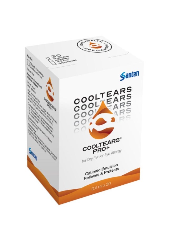 Cooltears pro+ ud 0.4ml x 30s (for dry eye)
