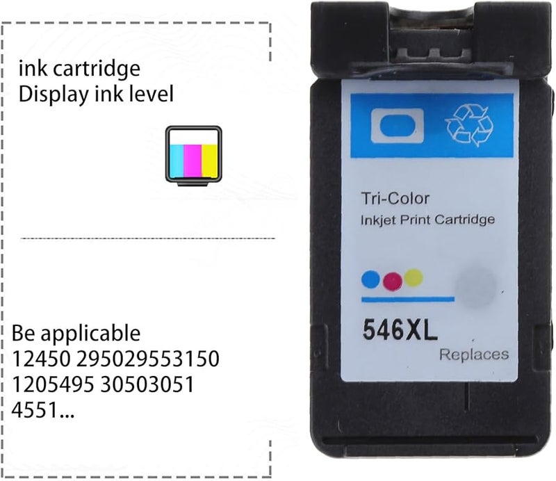 Multi Color PG545 545XL Printer Cartridge Refill Replacement for IP2850 MX495 MG2450 MG2550 - Image 4