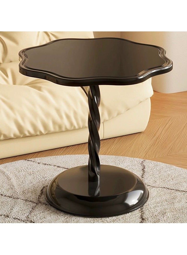 طاولة الشرب ، طاولة مارتيني على شكل بتلة ، طاولة نهاية القاعدة الحديثة مع معدن قوي لغرفة المعيشة ذات المساحة الصغيرة وغرفة النوم والقهوة والأريكة والمكتب - Image 1